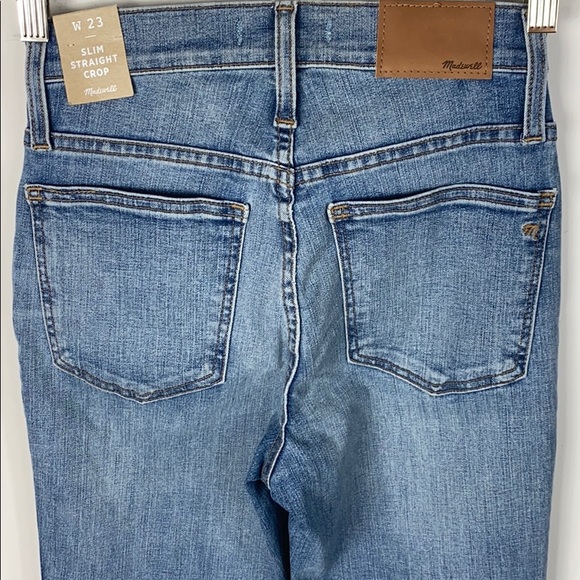 NWT Madewell Slim straight crop size 23 - Picture 2 of 6